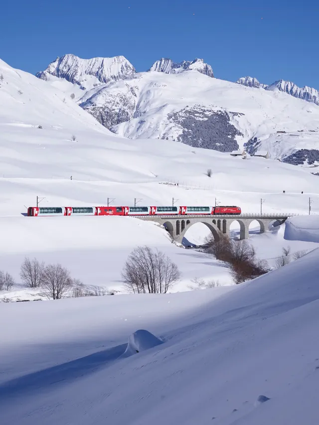 瑞士冬日6大滑雪度假村，每一幀都能做壁紙