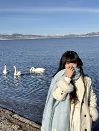 想跟賽里木湖說謝謝🫧人生照片有了！