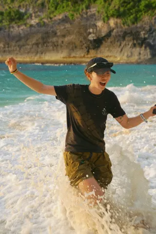 Трудности стоят того, чтобы увидеть такие виды. Пенида, Бали