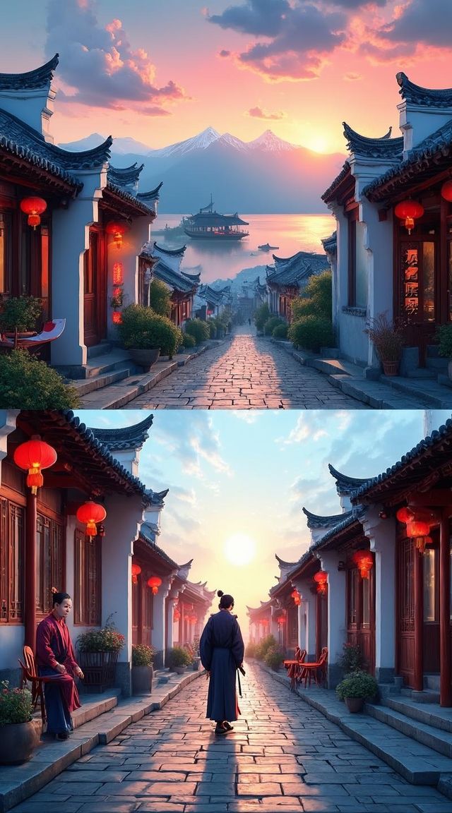 這古鎮,裝下江南與雪山 這古鎮,裝下江南與雪山