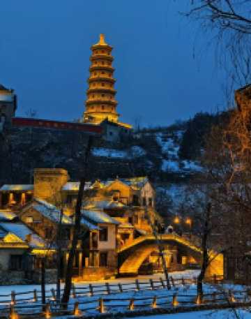 古北水鎮迎接2025首場雪,解鎖冬日限定浪漫