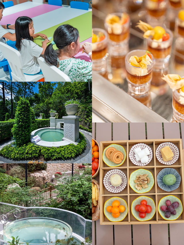 塘廈這家酒店太懂帶娃了！能泡溫泉、娃能撒歡，我還能坐著歇會兒