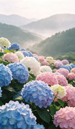 貴州龍里蝶花海春の旅行ガイド：山一面の花々、蝶が舞う山間