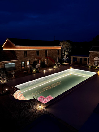 Jinan nearby trips | a guesthouse attracted by the pool and sunshine