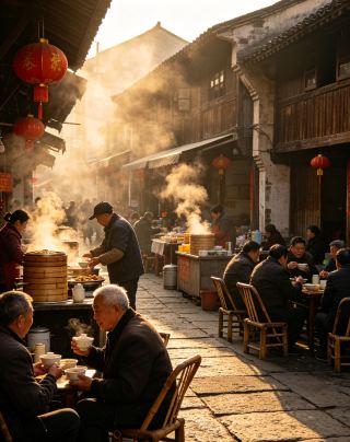 被《國家地理》點名！遊埠古鎮0元逛吃，為了早茶也值得專程去一趟  這才是江南古鎮該有的樣子  在江浙
