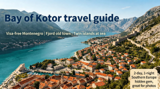Visa-free Montenegro | Kotor Bay, Adriatic fjords that rival Norway's fjords