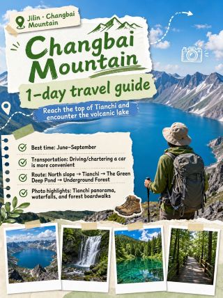 First time in Changbai Mountain? Don't wander aimlessly! This North Slope route covers the Heavenly Lake and waterfalls in one go