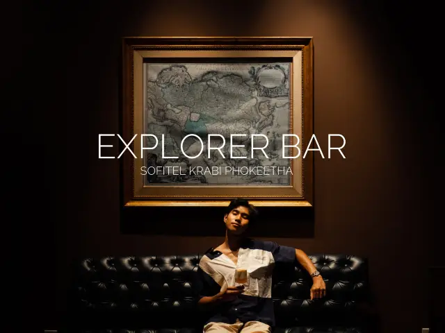 Explorer Bar, chic bar, luxury resort