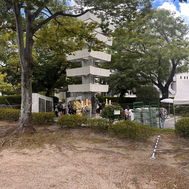 Hiroshima Peace Park, a beautiful tribute.