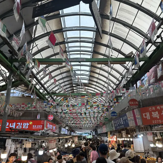 ตลาดควังจัง Gwangjang Market ความพื้นเมืองแท้ๆ