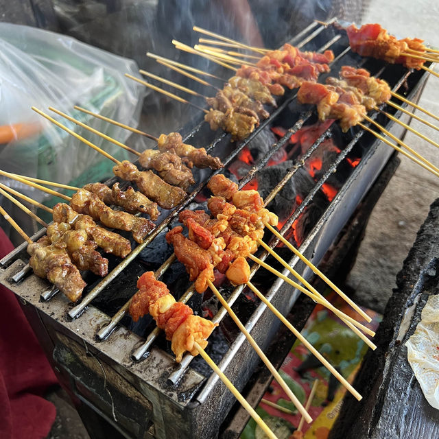 Must Visit 100 year old satay in Chiang mai