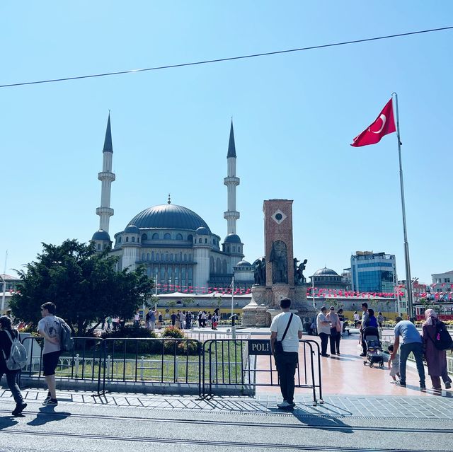 Taksim square beside shopping.. 
