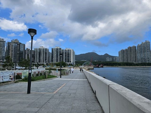 風景優美的將軍澳海濱長廊