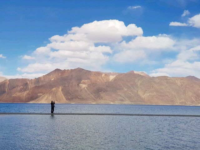 Pangong Lake in the end of summer