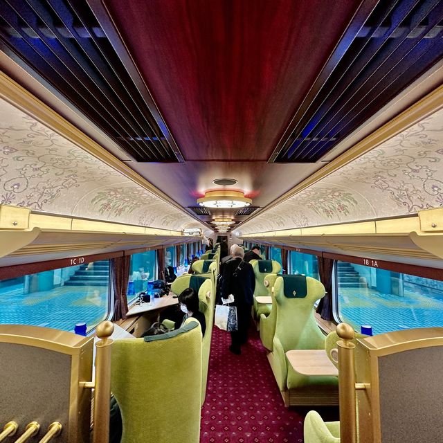 【奈良】古の都をつなぐ観光列車！特急あをによしに乗ってみた