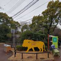 自動販売機にゾウの銅像！岩場にお正月飾り！