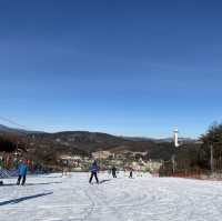 Skiing in Korea 
