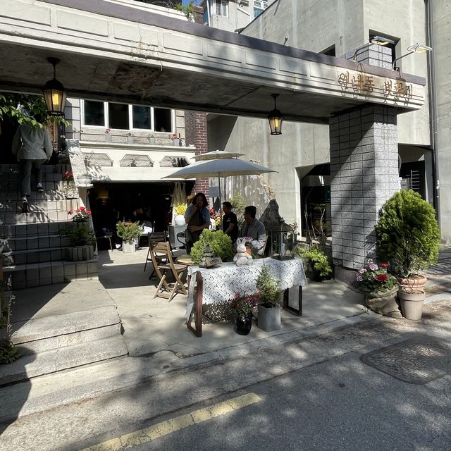 🌸연남동 테라스가 있는 볕 좋은 카페, 연남동벚꽃집