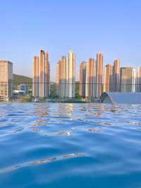 오픈형 루프탑 인피니티풀 수영장 호캉스 🫧🏙️🤍
