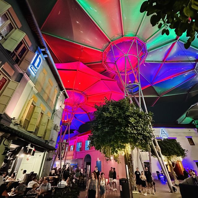 一定要看看新加坡克拉碼頭夜景好美