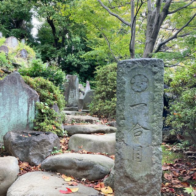護国寺にある浅間神社の音羽富士