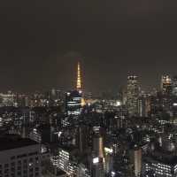 Amazing view of Tokyo tower 