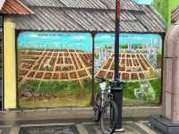Murals around Muscat St