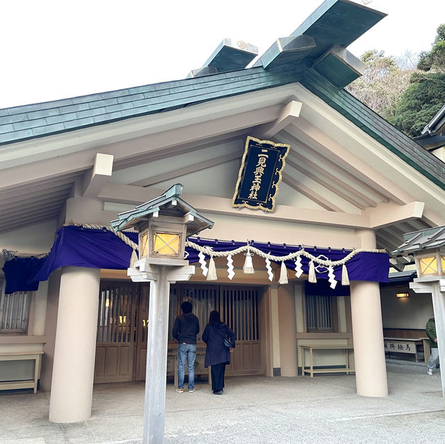 ศาลเจ้ากบ Futamiokitama Shrine จ.มิเอะ