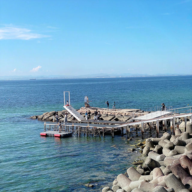 淡路島度假村 幸福鬆餅 海景蕩鞦韆 天空階梯打卡💙