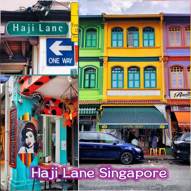 A vibrant & colourful street in Singapore!