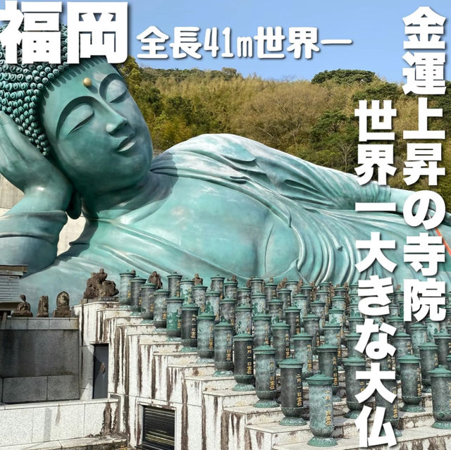 【福岡】宝くじが当たる！？金運スポット世界一横たわる仏像 南蔵院 