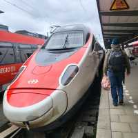 Trains through Europe
