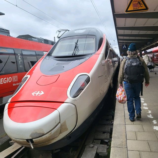 Trains through Europe