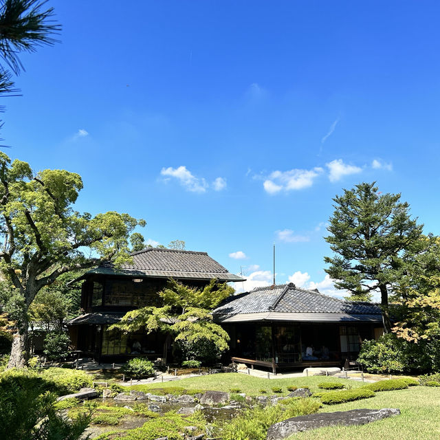 在京都遠離塵囂的靜謐庭院