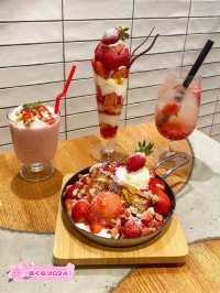 【福岡カフェ】いちご農園直営のいちごスイーツカフェ