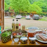 자연친화적 감성 숙소 바베큐 필란드 사우나 지리산펜션 하동펜션 숲캉스 숙소 : 아름다운 산골 
