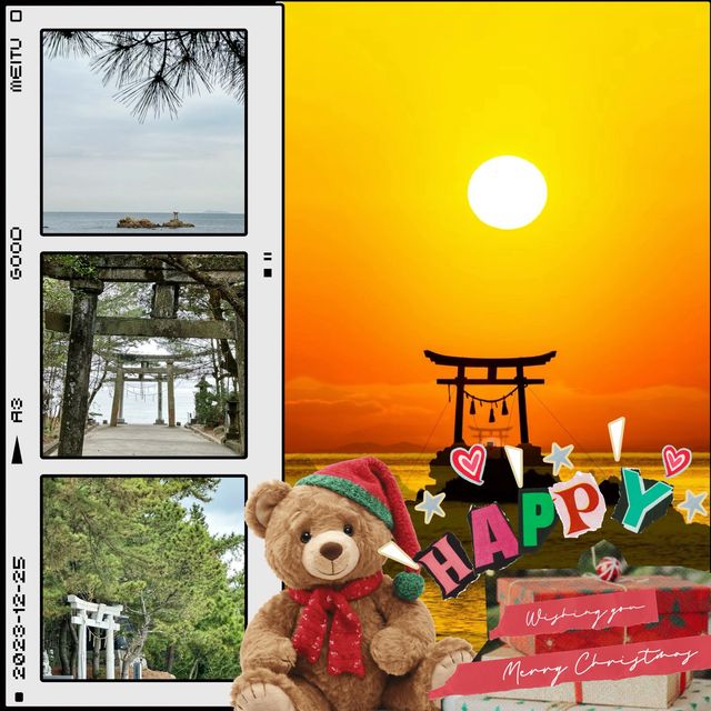 「須磨海水浴場：夕陽美景、赭紅鳥居，感受大自然的威能」
