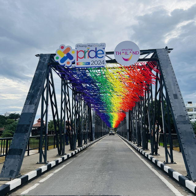 สะพานขัวเหล็กเชียงใหม่ pride month 2024 