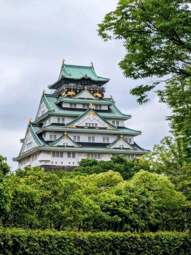 日本大阪-拍攝大阪城的絕佳之處：西の丸庭園