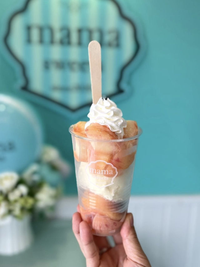 【福岡カフェ】季節のフルーツのクレープやソフトクリームが美味しい🍑