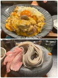 圧巻のビジュアル！！鴨蕎麦と親子丼
