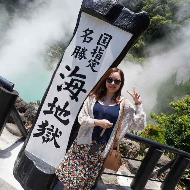 【別府海地獄】熱帶花園美景，全年開放