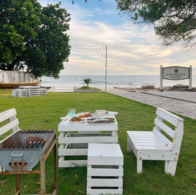 ที่พักสไตล์บ้านสวนติดทะเล 🌴🌼 บ้านอิ่มสุข รีสอร์ท
