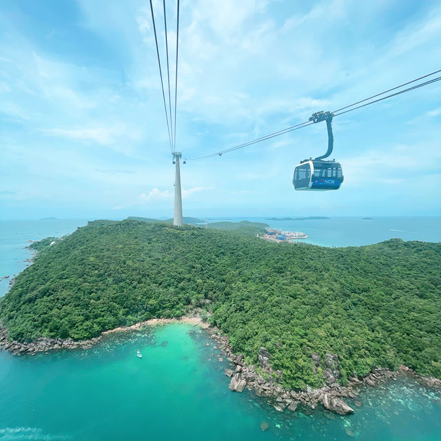 [富國島] 太陽世界最長的跨海纜車