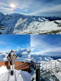 🇨🇭 Walking on the Schilthorn Ridge📍007 Walk of Fame, Schilthorn