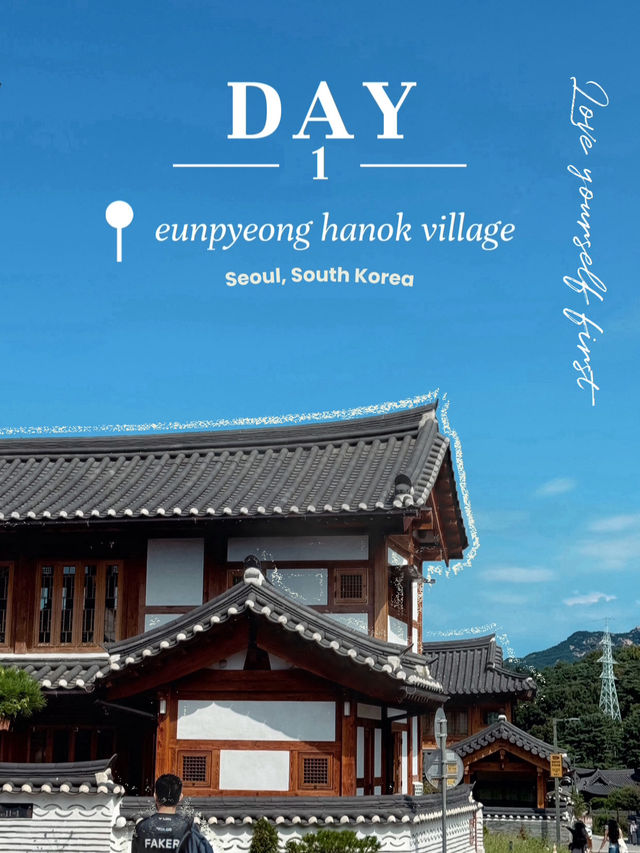 HANOK VILLAGE WITH MOUNTAIN VIEW | EUNPYEONG HANOK VILLAGE 