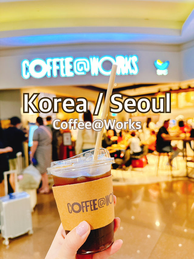 【韓国/ソウル】24時間🈺飛行機乗る時にいつでも買えちゃうカフェ