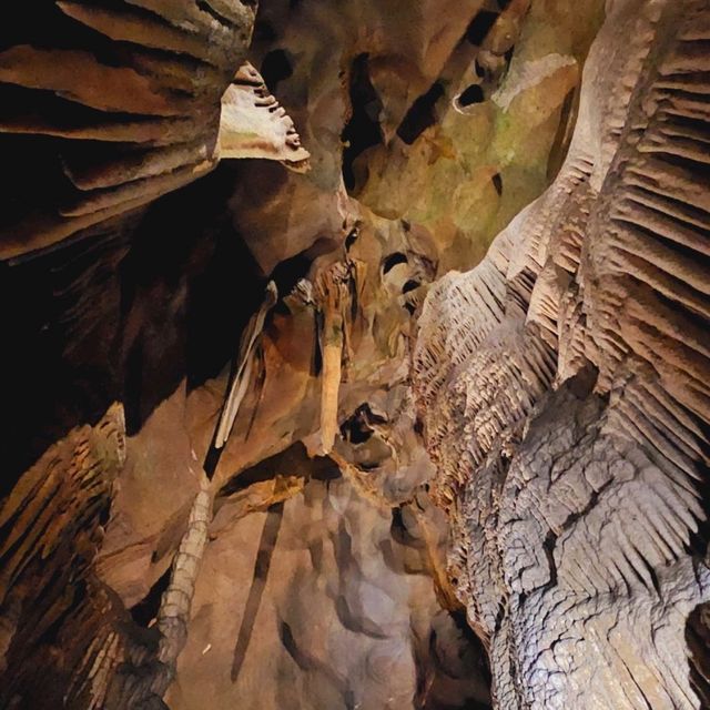 Witness the magnificient limestone formation at Gosu Cave