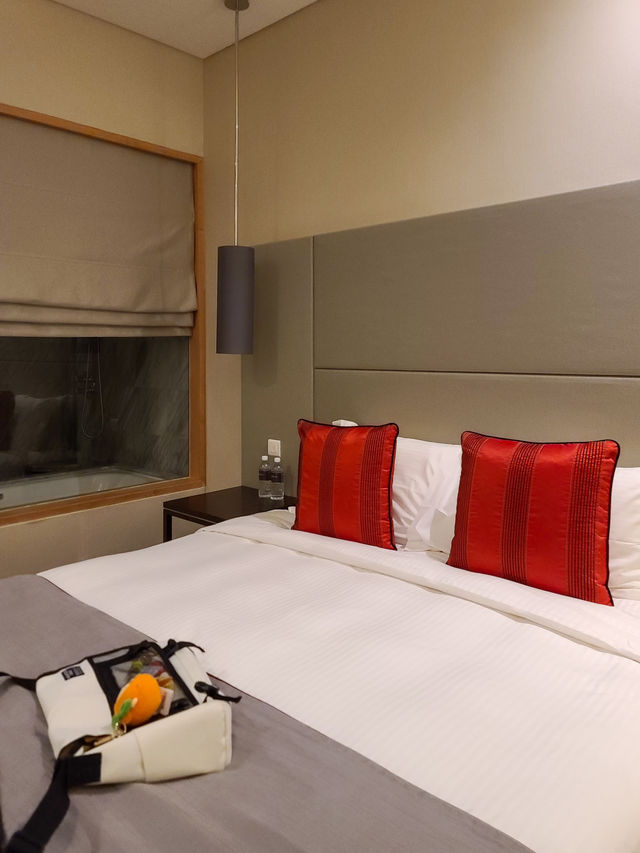 Carlton Hotel에서 바라본 마리나 베이의 환상적인 뷰