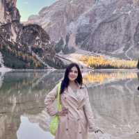 A breathtaking lake, “Lago Di Braies”